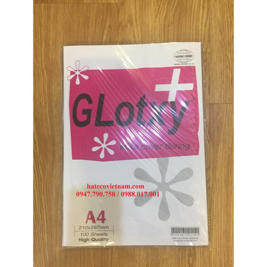 Bìa Mika A4 dày - Bìa kiếng