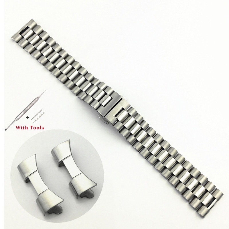 Khóa Dây Đeo Đồng Hồ Bằng Thép Không Gỉ 10mm 12mm 13mm 14mm 16mm 17mm 18mm 19mm 20mm 21mm 22mm
