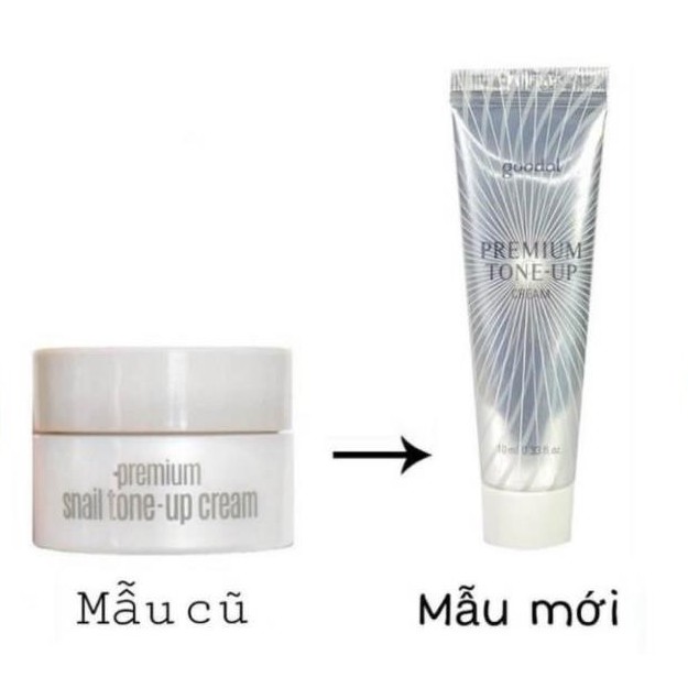 [Mẫu mới] Kem Dưỡng trắng Ốc Sên Goodal mini Premium Snail Tone Up, Kem Ốc Sên Goodal mini