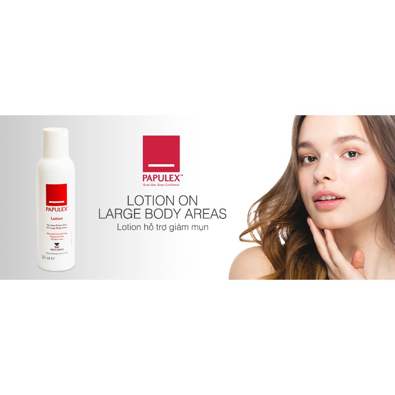 [TEM CTY] PAPULEX Lotion On Large Body Areas 125 mL - Sữa Dưỡng Da, Ngăn Ngừa & Giảm Mụn Cho Cơ Thể.