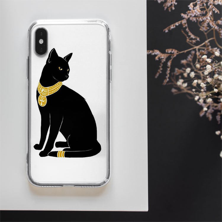 Ốp Lưng Mèo mun phù thủy ngụy trang cho Iphone 5 6 7 8 Plus 11 12 Pro Max X Xr CAT20210018