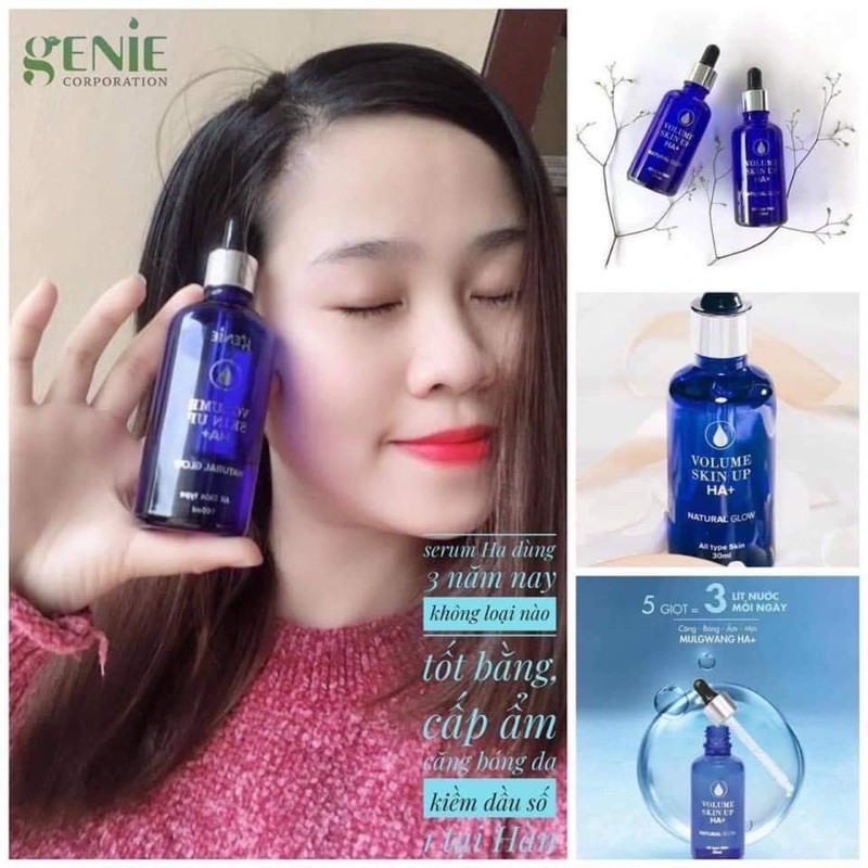 tinh chất serum bổ sung nước căng mọng da Ha Genie