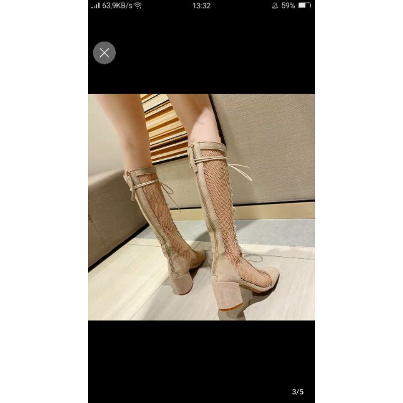 Order 7-15 ngày bốt lưới buộc dây cao 7p kèm ảnh thật | BigBuy360 - bigbuy360.vn