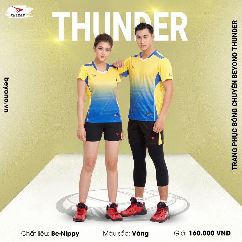 Bộ Đồng Phục Bóng Chuyền Beyono Thunder Nữ