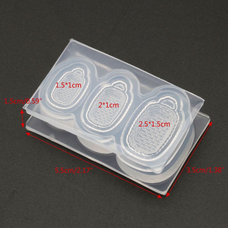 Khuôn Silicone Làm Móc Khóa / Trang Sức Hình Ống Hút