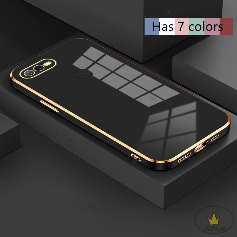 Ốp Lưng OPPO F9 A7 A5S A12 A3S A5 A12E A31 A5 2020 A9 2020 A53 A33 A92 A52 A91 Reno 3 Ốp Điện Thoại Tpu Màu Trơn Hình Máy Ảnh Cho OPPO F9 A7 A5S NDYZB