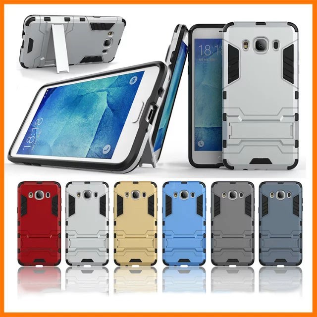 Samsung Galaxy J5 2016, Ốp lưng chống sốc cao cấp kèm chống lưng dựng máy
