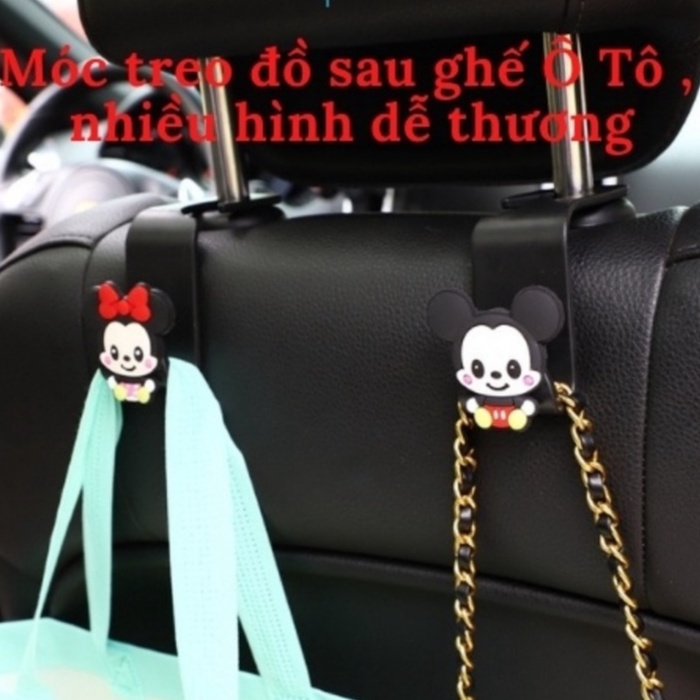 Móc Treo Đồ Sau Ghế Ô Tô Nhiều Hình Dễ Thương – Tiện Dụng Dành Cho Ô Tô, Xe Hơi Siêu Bền - MÓC CHỮ S.