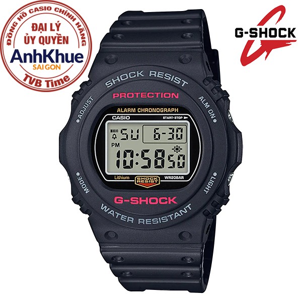 Đồng hồ nam dây nhựa Casio G-Shock chính hãng Anh Khuê DW-5750E-1DR
