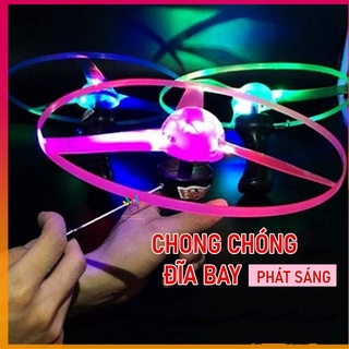 Chong Chóng Đĩa Bay UFO Phát Sáng Loại To Nhiều Màu