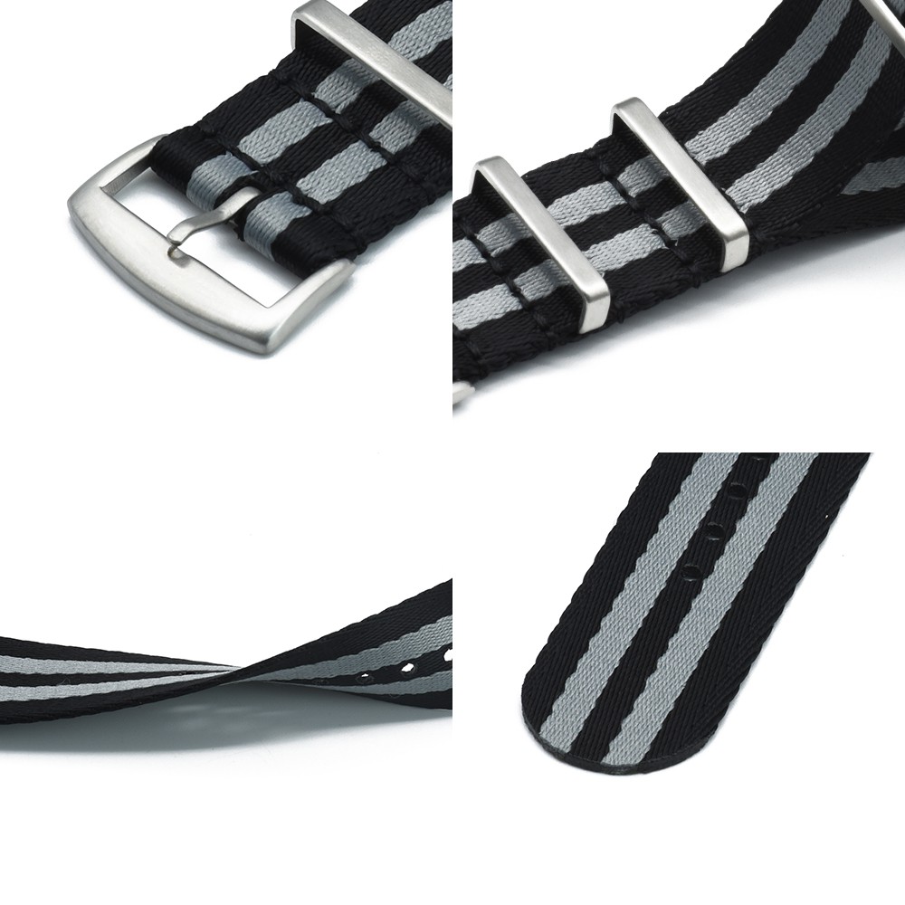 Dây Đeo Đồng Hồ Bằng Nylon Chất Lượng Cao 20mm 22mm