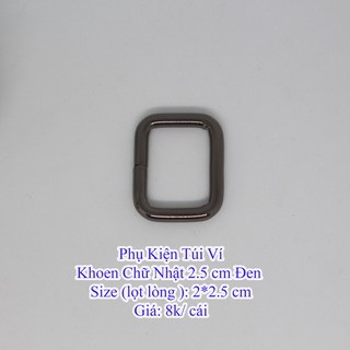 Khoen chữ nhật 2.5cm (21k/1cái)