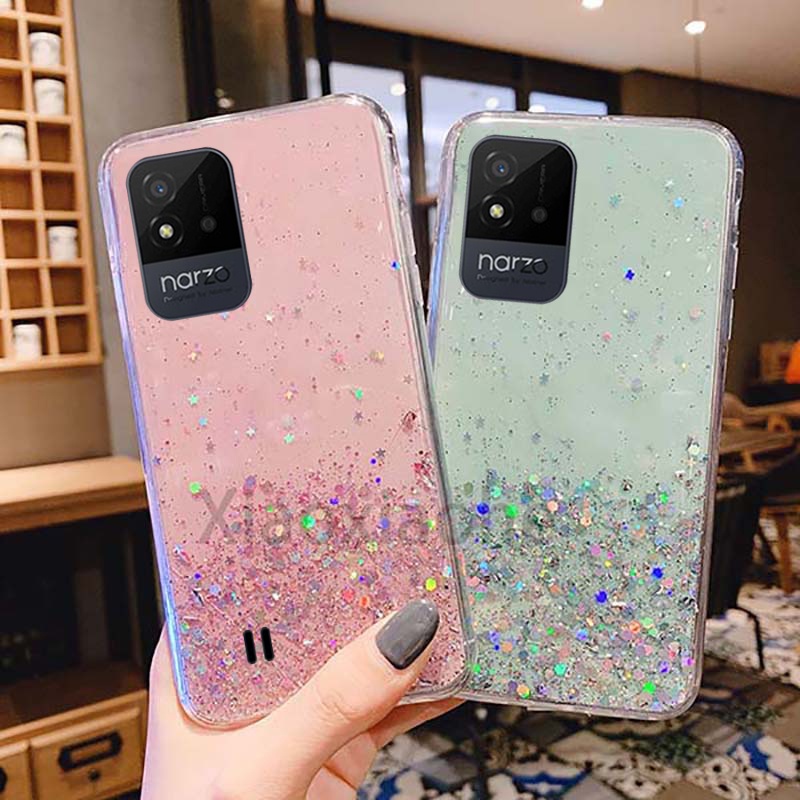 Ốp lưng Realme Narzo 50i 50 50A prime Realme C35 Bầu trời đầy sao Vỏ điện thoại tpu mềm Realme Narzo50A prime Vỏ vỏ