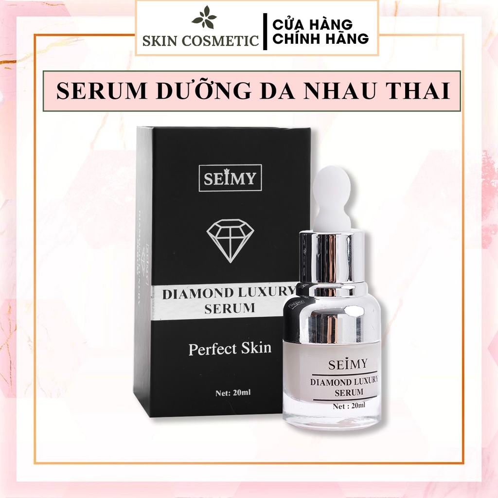 Serum tinh chất dưỡng da nhau thai cừu Seimy - Diamond Luxury trẻ hóa, căng bóng da