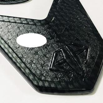 Mỏ dè trước sau Air Blade 125 2016 đến 2019 mạ Carbon đen hay mạ crom trắng