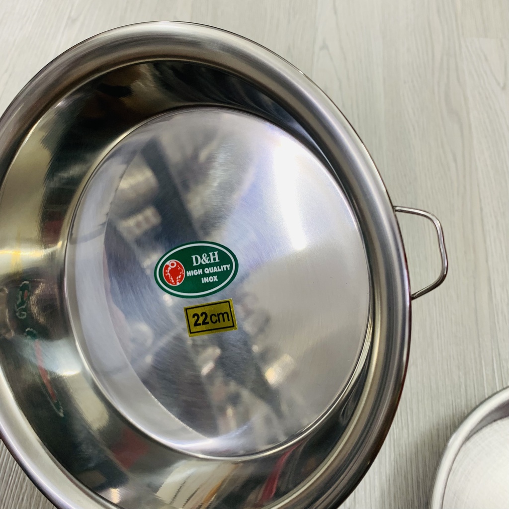 Khay inox, Khay inox tròn nhiều kích cỡ, Khây inox 304 tròn cao cấp, khay inox đựng topping