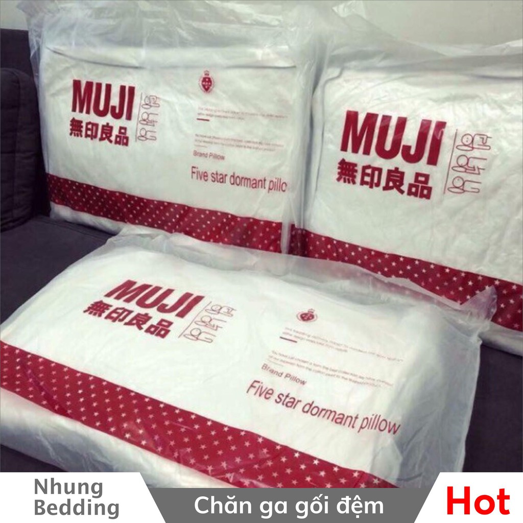 Ruột Rối Muji Chính Hãng - Ruột Gối Siêu Êm, Tốt Cho Giấc Ngủ (1 Đôi)