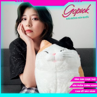 Gấu bông gối ôm thú nhồi bông mèo Amuse hàng cao cấp mềm mịn | Go Pick