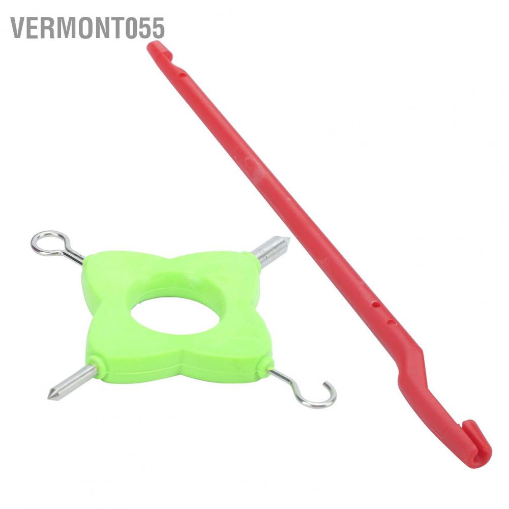 Vermont055 4 in 1 Multi Puller Tool Fishing Baiting Rigs Kit Carp Line Knotting Rig