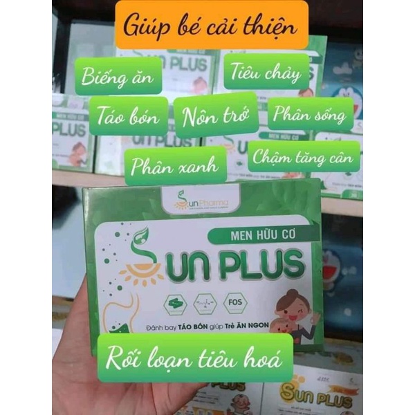Sữa non và men sống hữu cơ Sunplus