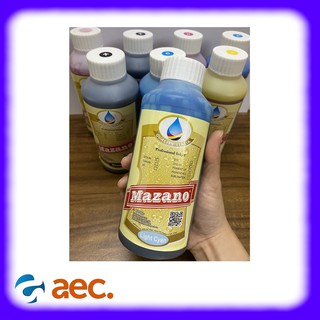 Mực Dye UV chất lượng cao, chống bay màu thương hiệu Mazano chai 500ml màu LC (xanh nhạt) dùng cho các máy in phun Epson