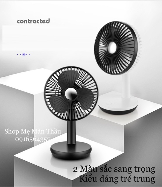 Quạt sạc tích điện mini chuẩn nội địa Trung hàng loại 1 | BigBuy360 - bigbuy360.vn