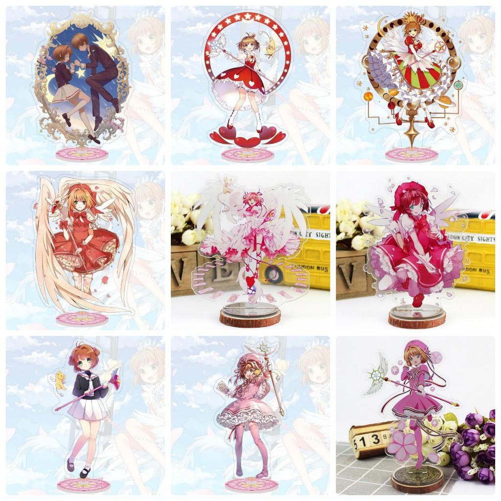 Standee Cardcaptor Sakura Thủ lĩnh thẻ bài Tượng Acrylic Standee Anime mica trang trí trưng bày mô hình