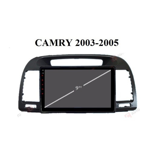 MẶT DƯỠNG LẮP DVD ANDROID CHO XE TOYOTA CAMRY 2003-2007 9 INCH