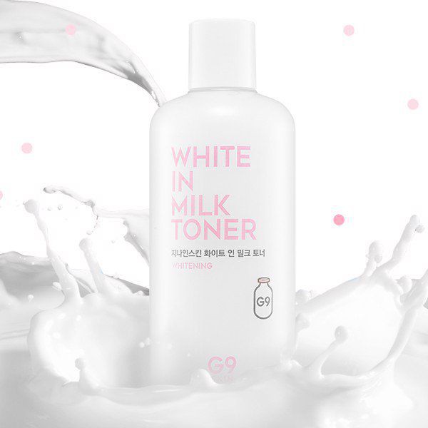 Nước Hoa Hồng G9 Skin White In Milk Toner 300ml 8809211652648