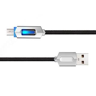 Cáp Sạc Dây Bện Dài 1m Cổng Usb Có Đèn Led Dành Cho Android