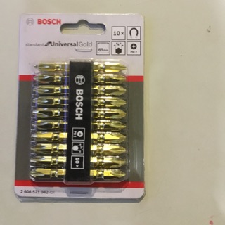 Đầu mũi vặn vít Bosch mạ vàng