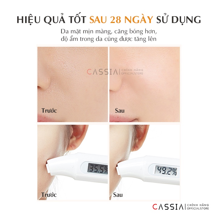 Serum Vitamin C Dưỡng Ẩm Trắng Da, Tinh Chất Dưỡng Da, Se Khít Lỗ Chân Lông, Chống Lão Hóa, Trẻ Hóa Da (2ml * 7 ống)