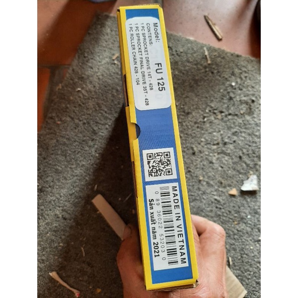 Nhông xích Mạnh Quang lắp cho xe Wave RS , Fu Neo , W110 , Wa Blade