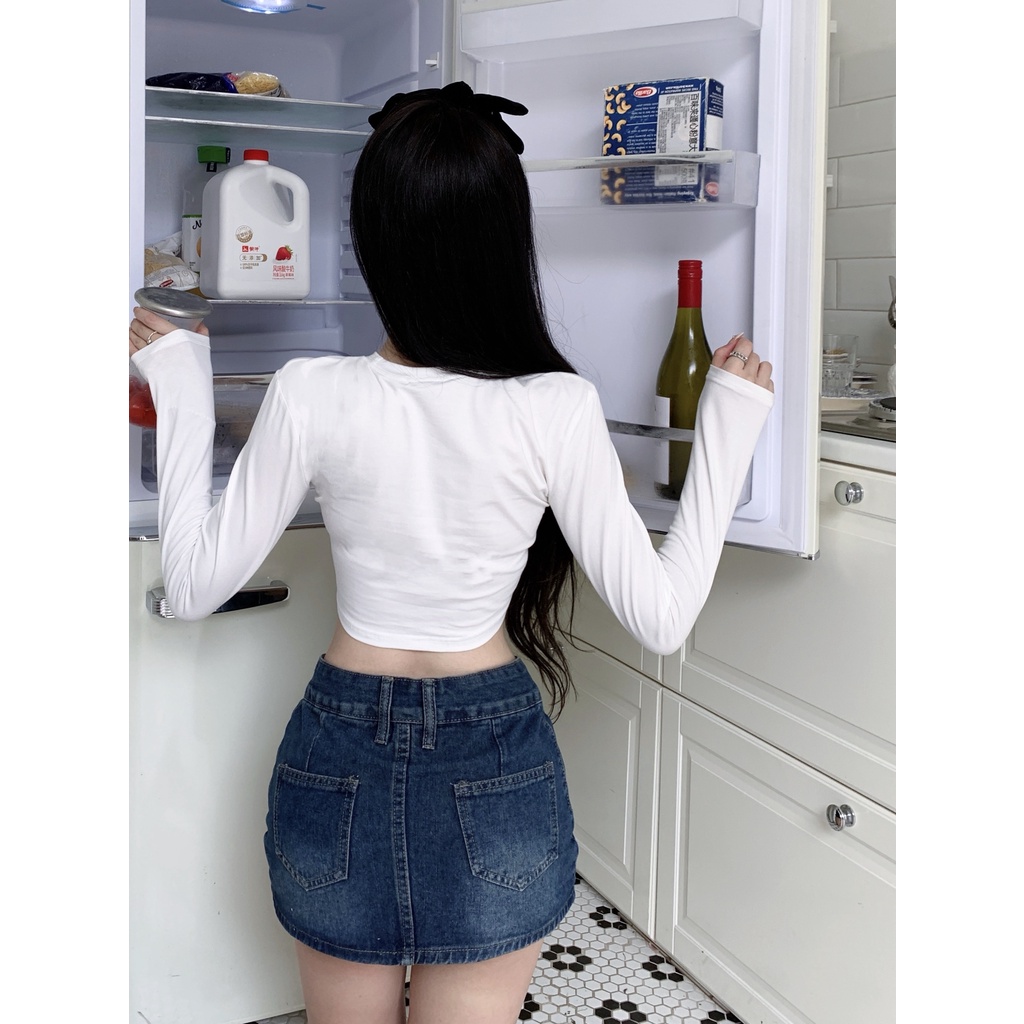 Áo Thun Tay Ngắn In Hình Gấu Dễ Thương Phong Cách Hàn Quốc Dành Cho Nữ