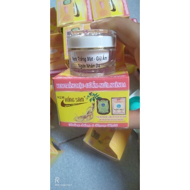 Kem hồng sâm hồng yến trắng da mặt giữ ẩm ngừa nhăn da hủ 12g