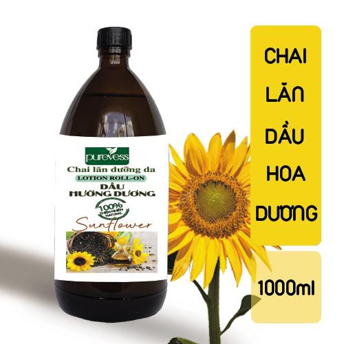 Chai Lăn Dầu Hướng Dương giúp làm mềm da giữ ẩm cho da và làm dịu kích ứng PUREVESS 10ml | BigBuy360 - bigbuy360.vn
