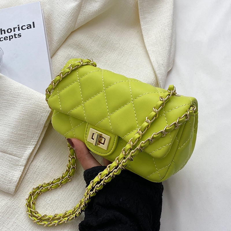 Túi Đeo Chéo Vai Thêu Họa Tiết Dây Xích Thời Trang Mùa Hè Hàng Mới Dành Cho Bạn Nữ 2022