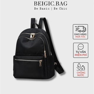 Balo vải dù thời trang Oxford size lớn, chống trộm chống thấm, Balo cao cấp khoá kim loại BLV_01