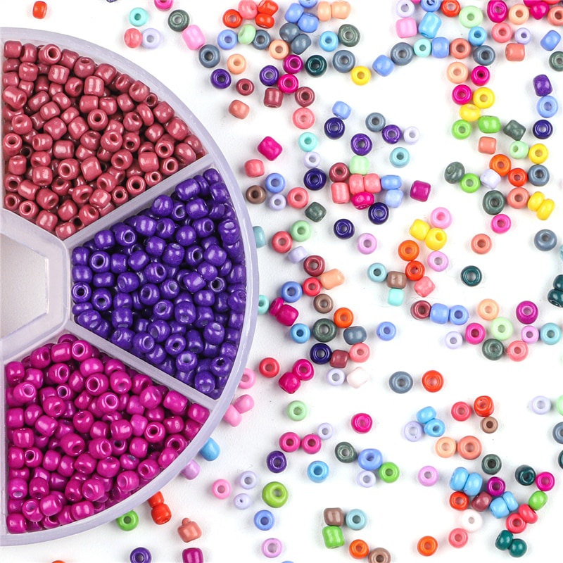 Bộ hạt tròn nhỏ 3mm dùng làm trang sức thủ công