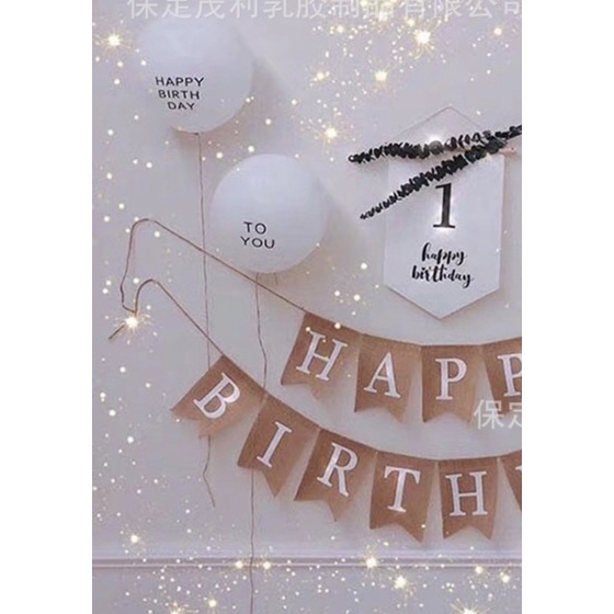 Set 2 bóng bay happy birthday to you trang trí sinh nhật