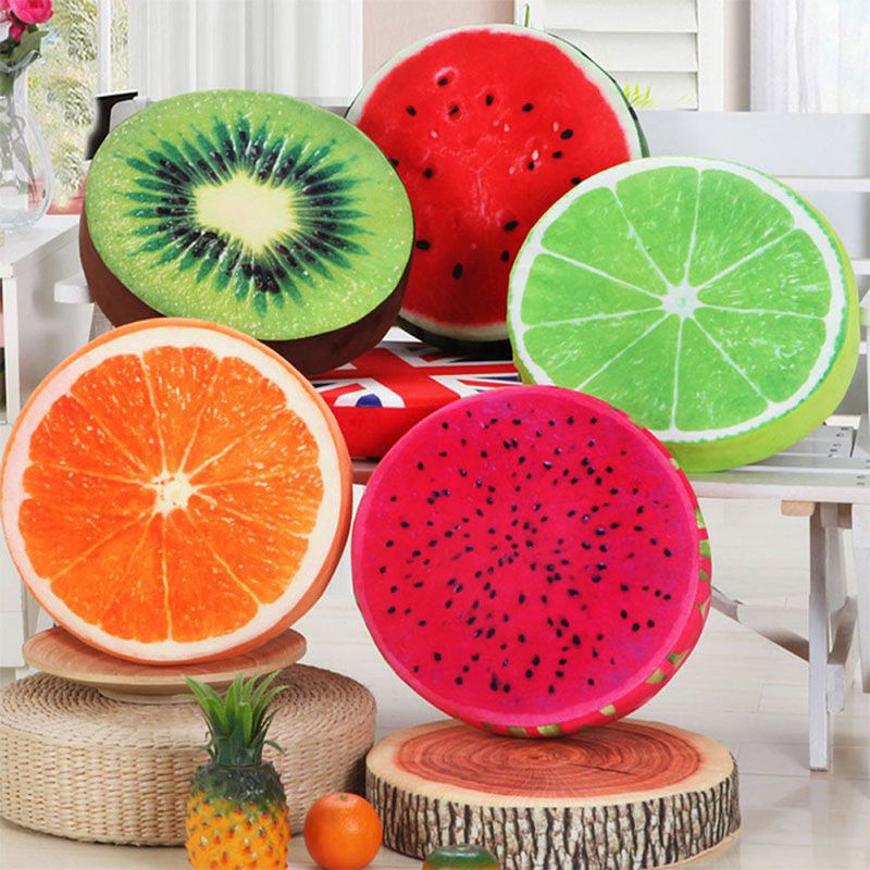 33/40CM Đệm ngồi bệt siêu êm các loại trái cây