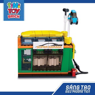 JUNO - Đồ chơi lắp ráp trạm xăng dầu TINITOY