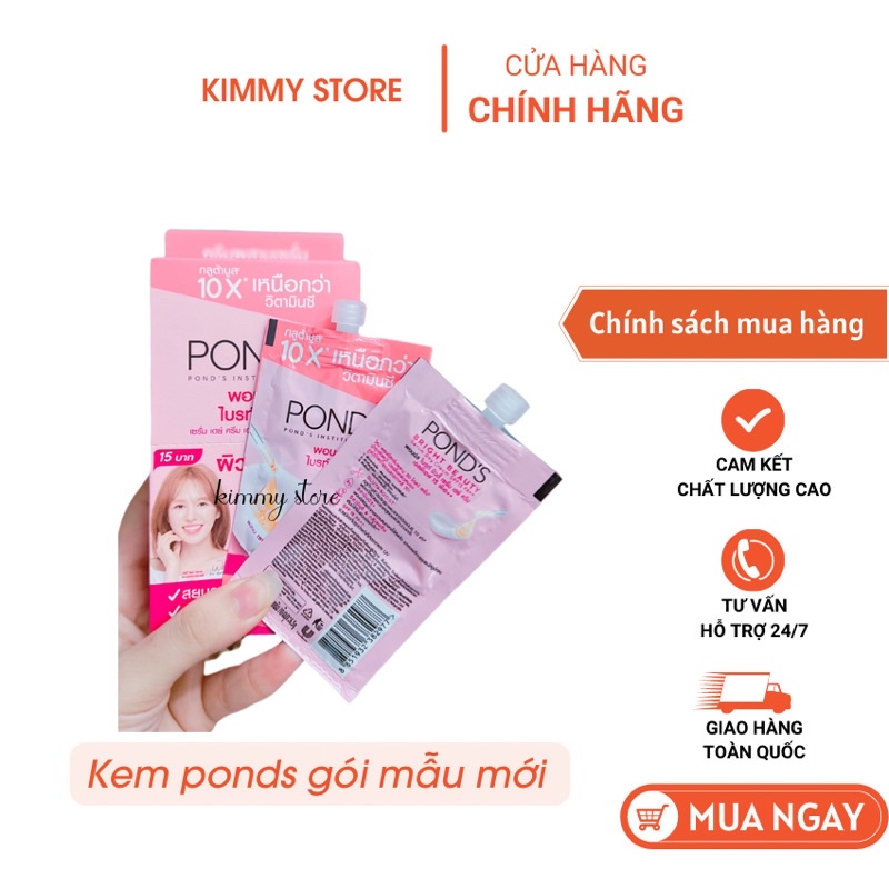 Kem pond’s thái hồng lẻ 1 gói nhỏ 7g