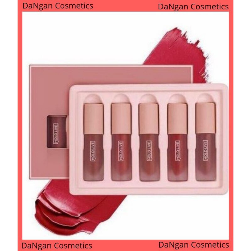 Set 5 son kem nhung Hold Live light matte lip glaze