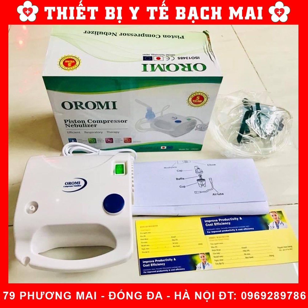 Máy Xông Mũi Họng Xông Khí Dung OROMI CR28A [Nhật Bản BH 05 NĂM]