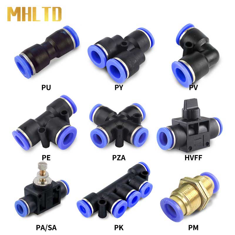 Đầu Nối Ống Nước 4mm 6mm 8mm 10mm 12mm 14mm 16mm pe