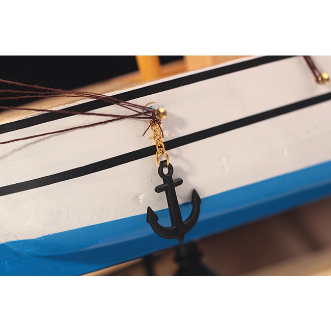 Mô hình thuyền buồm bằng gỗ decor nhà cửa