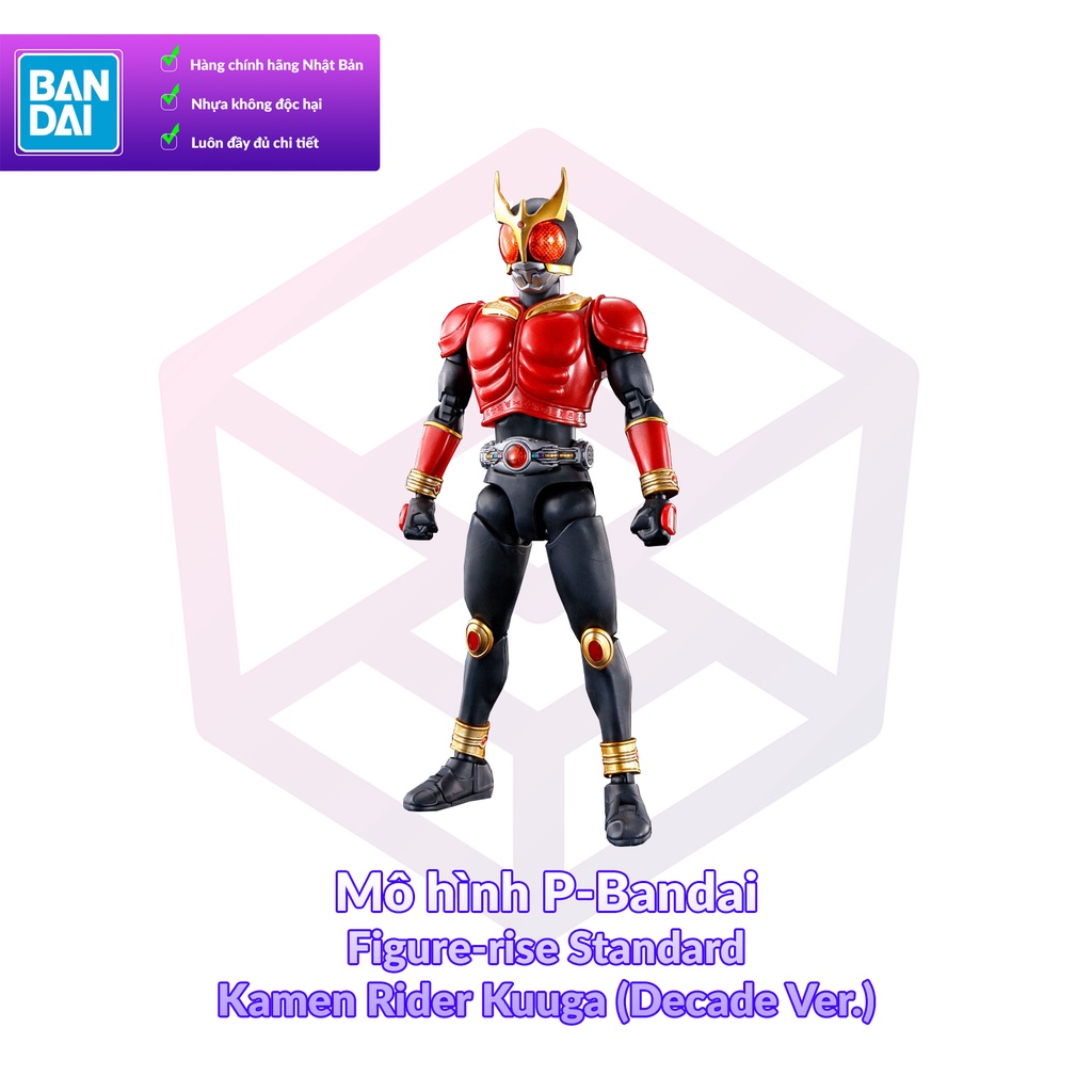 Mô hình P-Bandai Figure-rise Standard Kamen Rider Kuuga (Decade Ver.) [GDB]