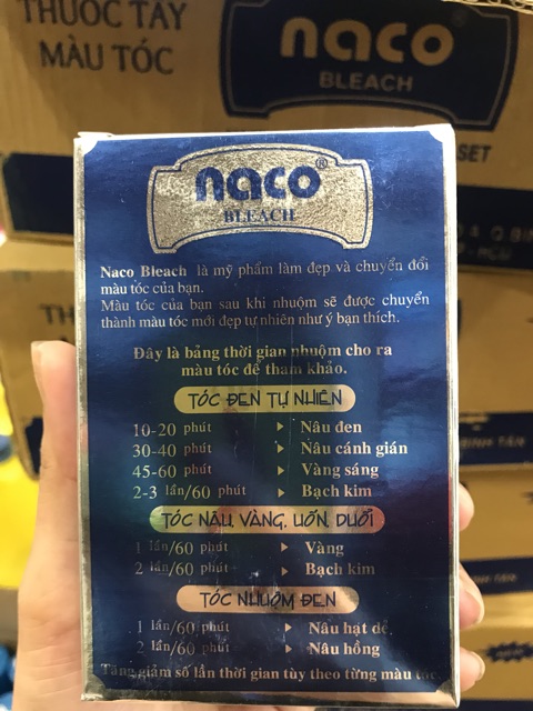 Bột tẩy tóc Naco/ Bleach  - kèm oxy - găng tay | BigBuy360 - bigbuy360.vn