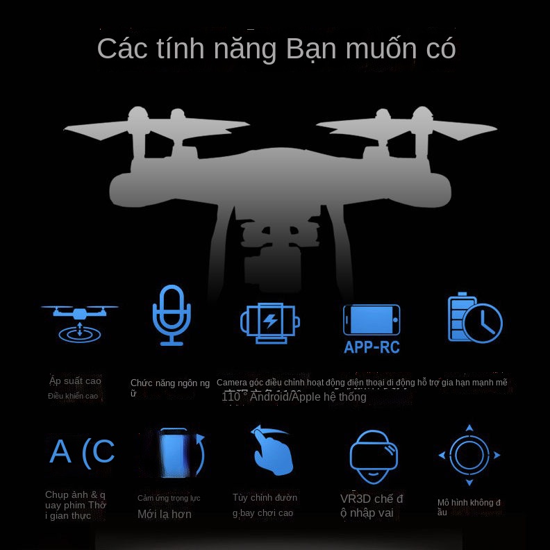 ☞Trẻ em Mini Drone Gấp Cậu Bé Bỏ Túi Điều Khiển Từ Xa Máy Bay Chụp Ảnh Trên Không Khả Năng Chống Thu Nhỏ Đồ Chơi Nhỏ Cho